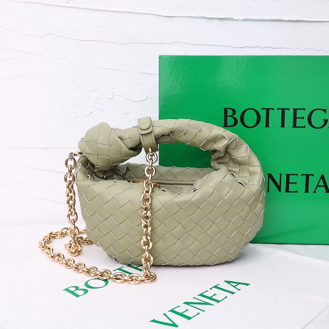 Bottega Veneta Woven Hobo Bag in Green · view 1