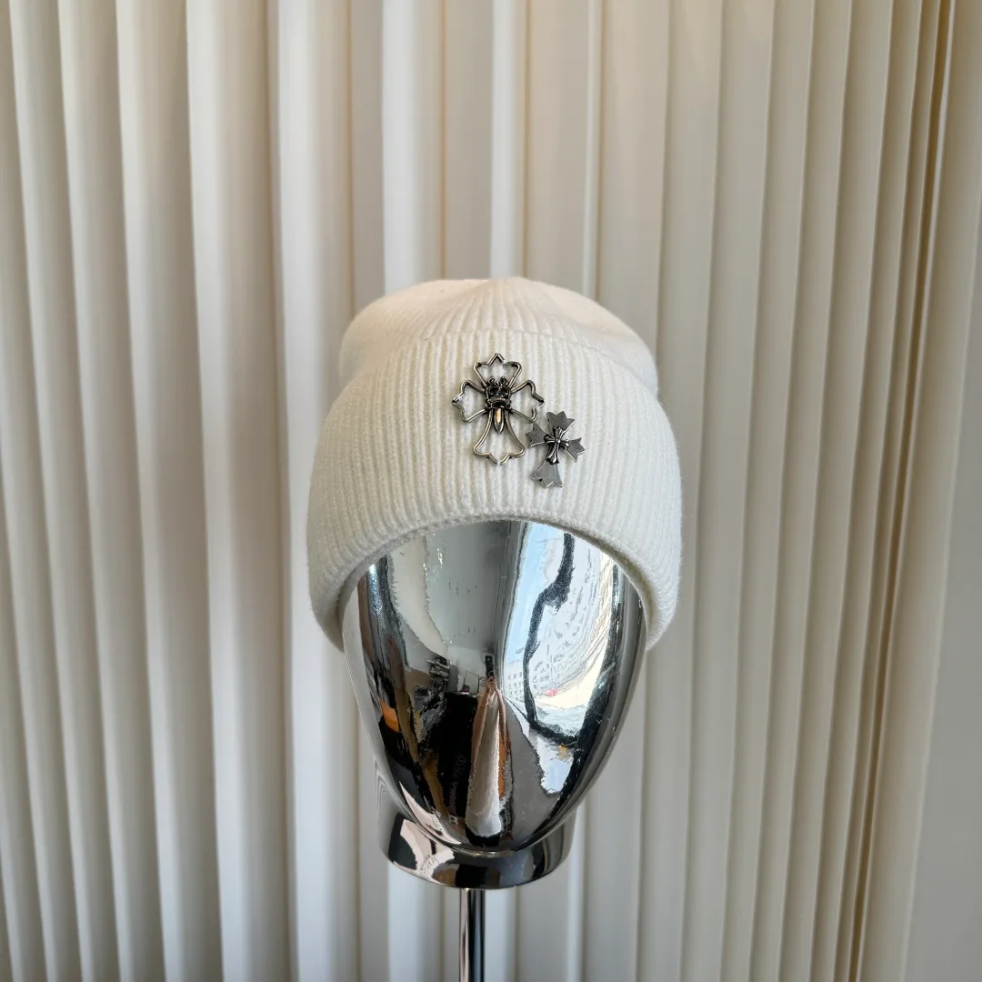 Chrome Hearts Beanie in White · view 2
