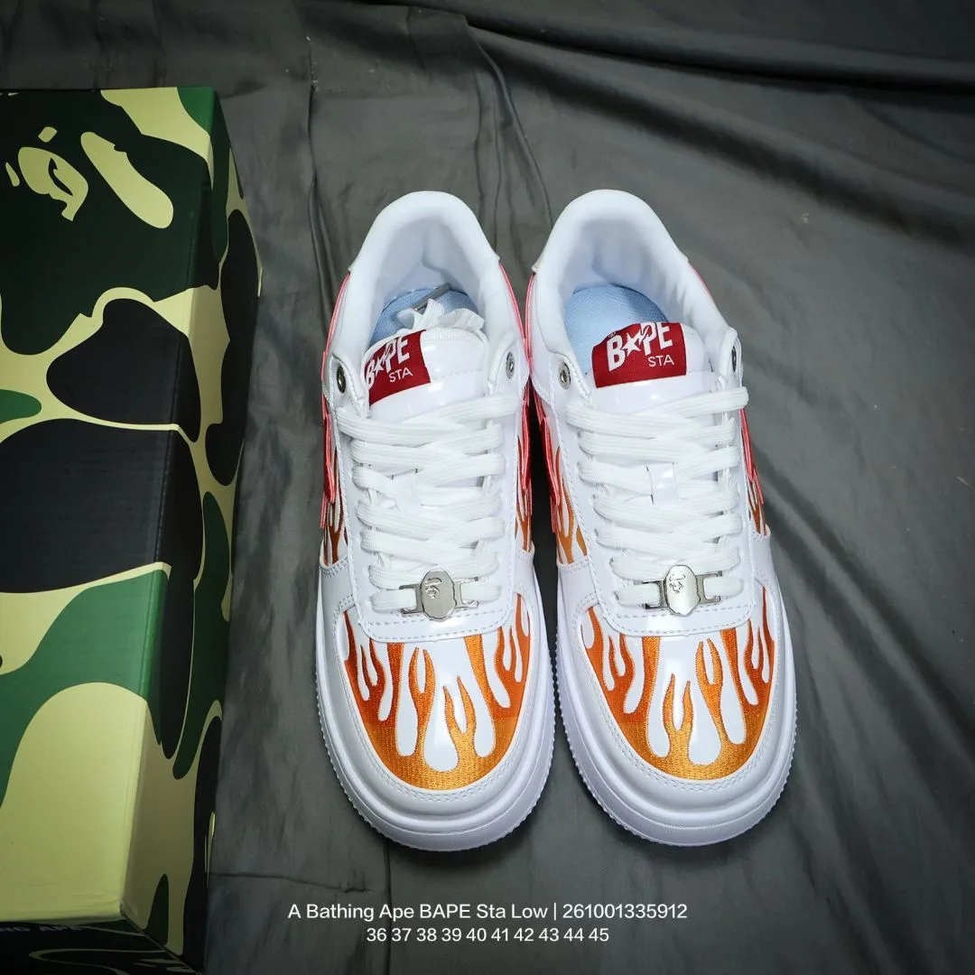 BAPE BAPE STA Low Sneakers in White · view 4