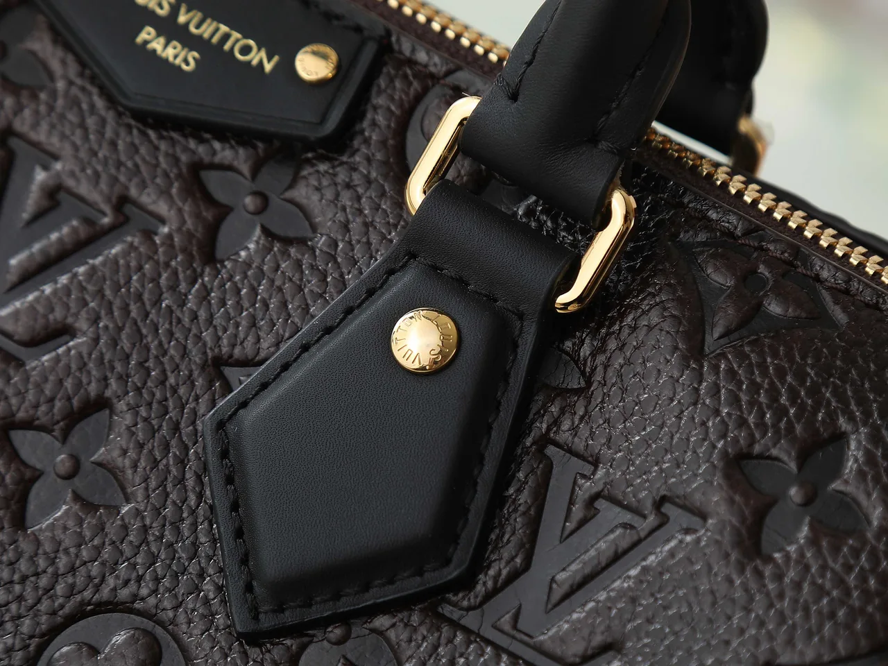 Louis Vuitton Speedy Leather Smooth Handbag in Brown · view 7