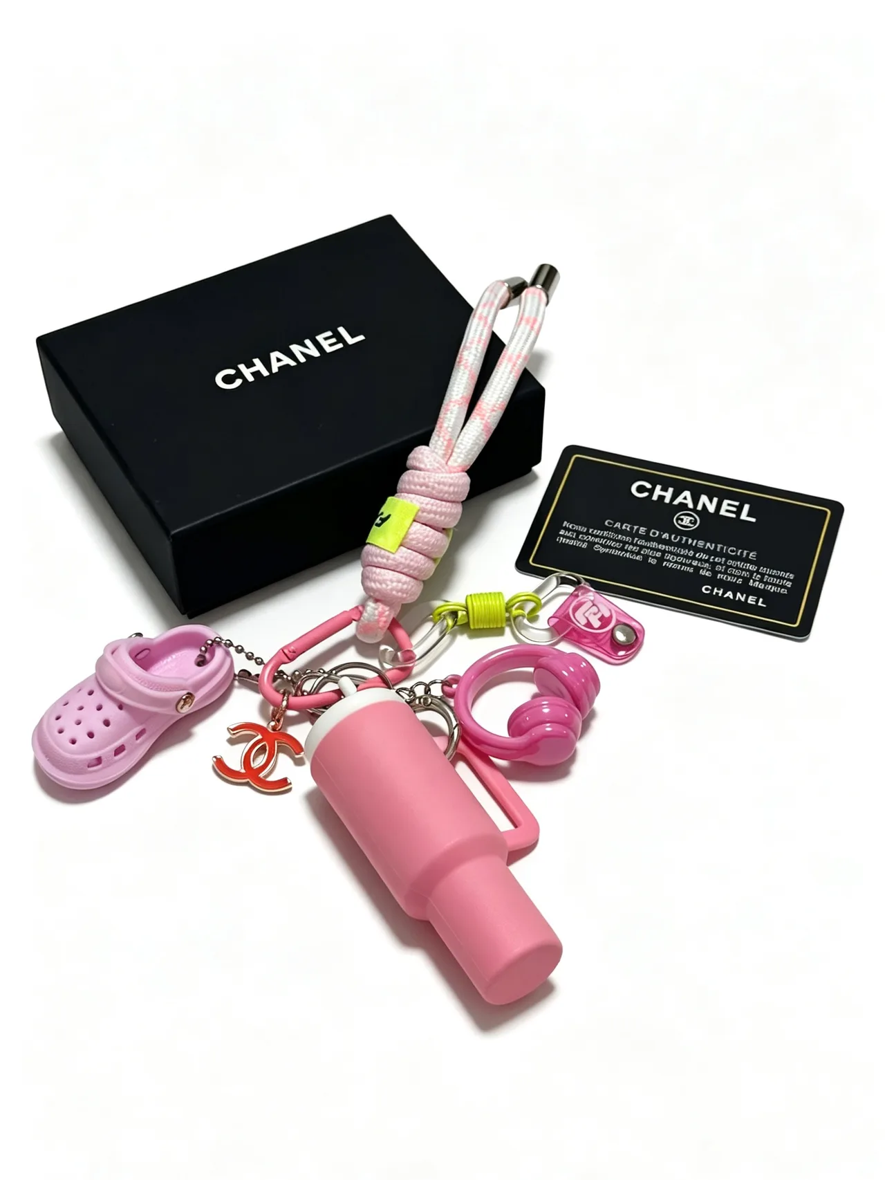 Chanel Accessory Bag Charm in Pink · view 1