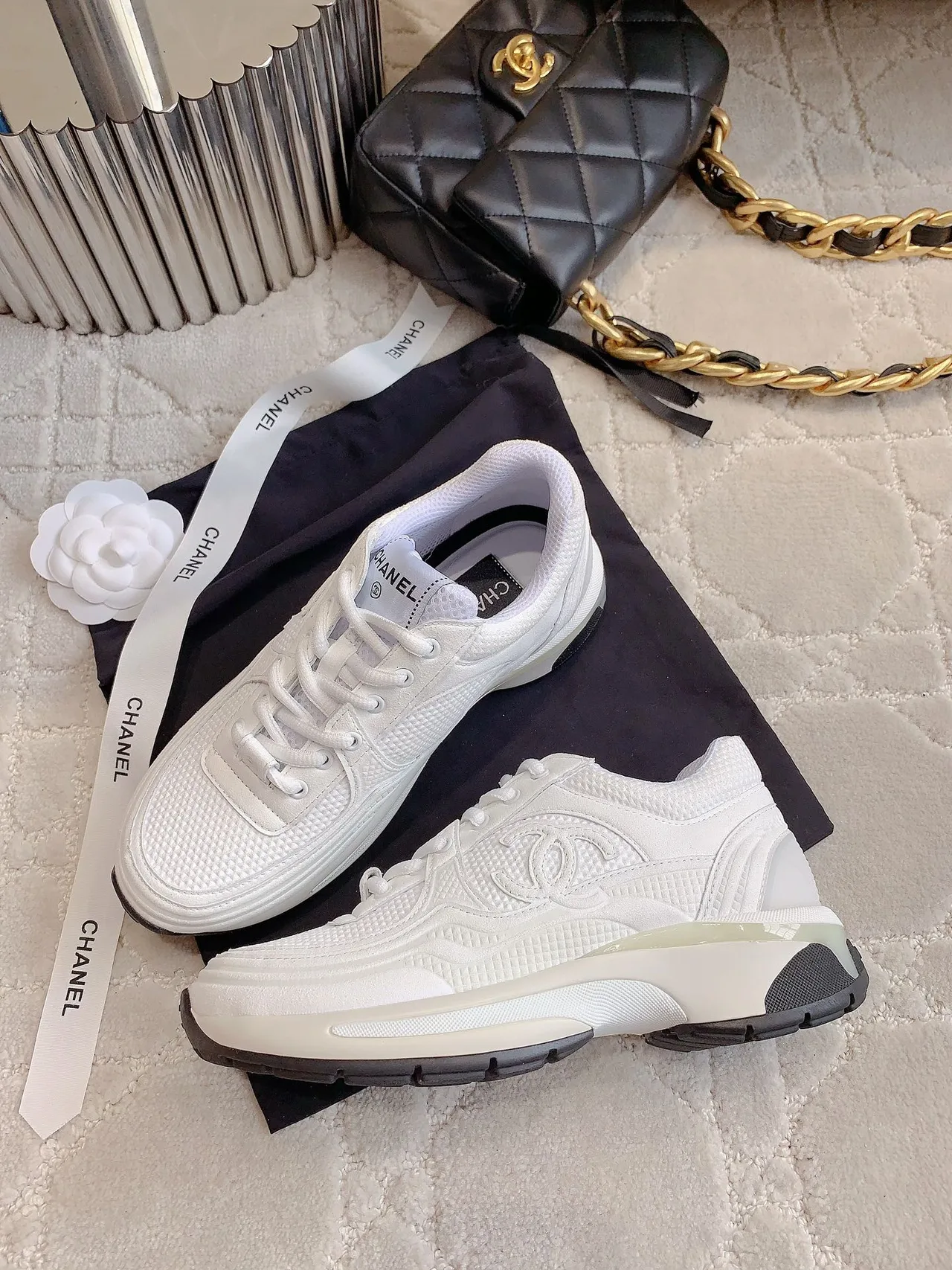Chanel Sneakers in White · view 4