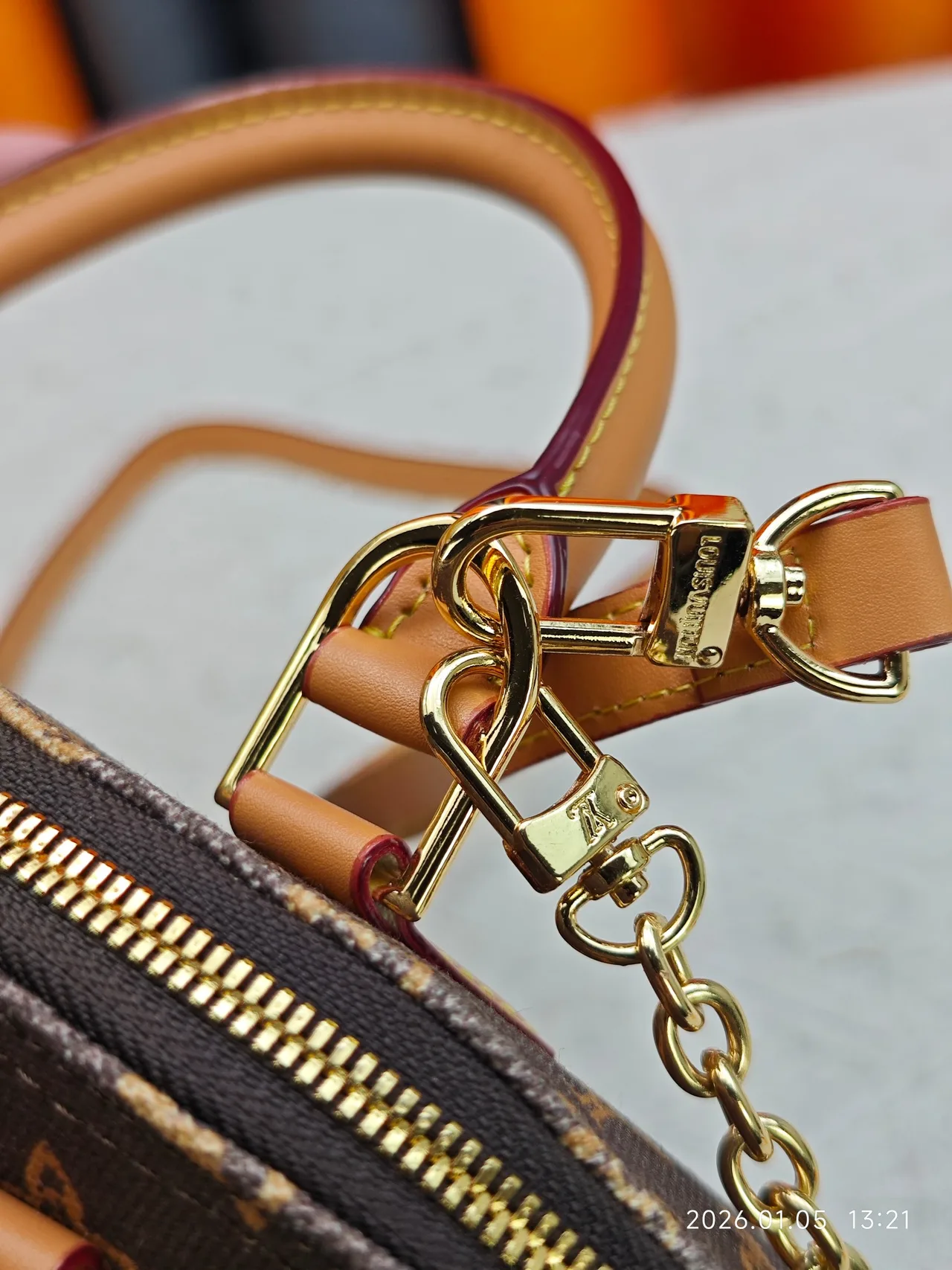 Louis Vuitton Top-Handle Bag in Brown · view 8