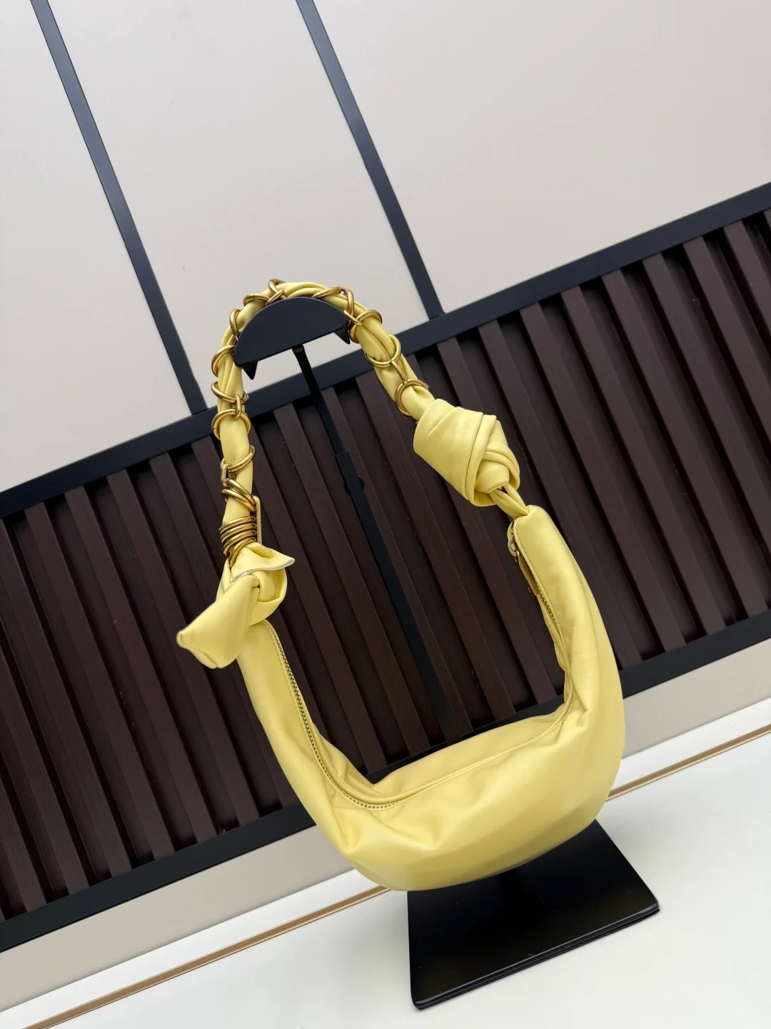 Saint Laurent Amalia Shoulder Bag in Yellow · view 2