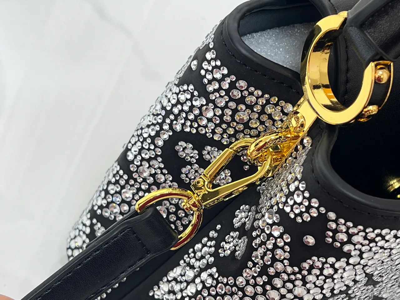 Louis Vuitton Cowhide Top-Handle Bag in Black · view 6