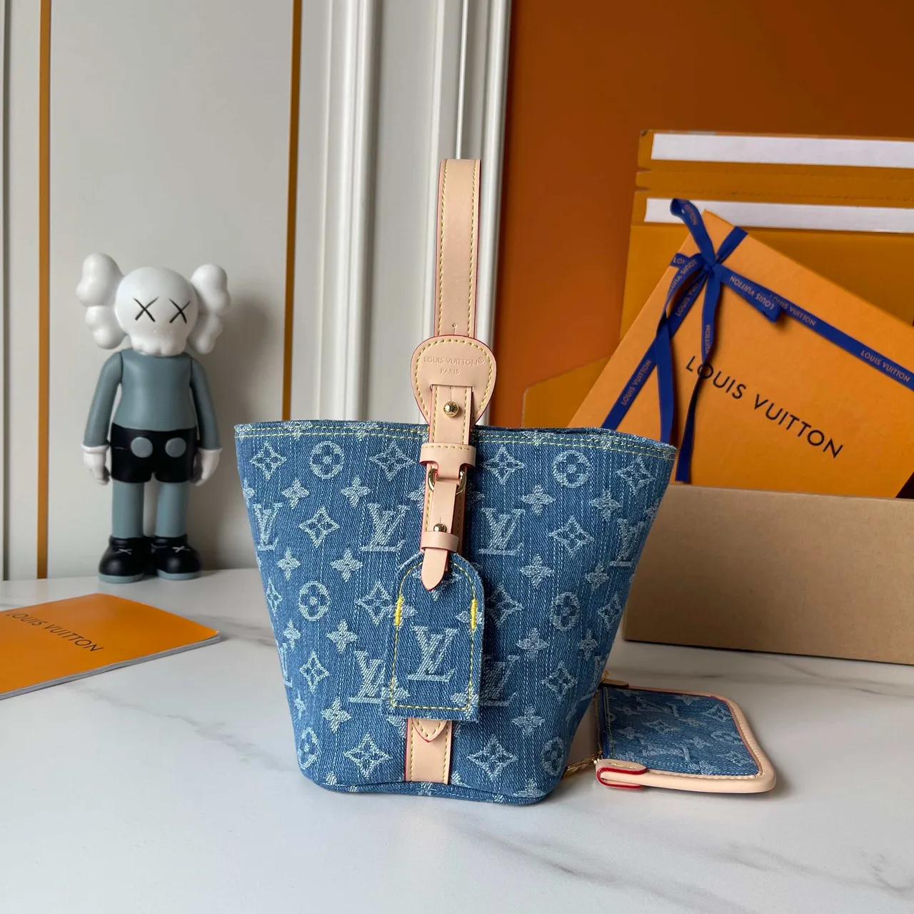 Louis Vuitton Cowhide Denim All In BB Bag in Blue · view 2