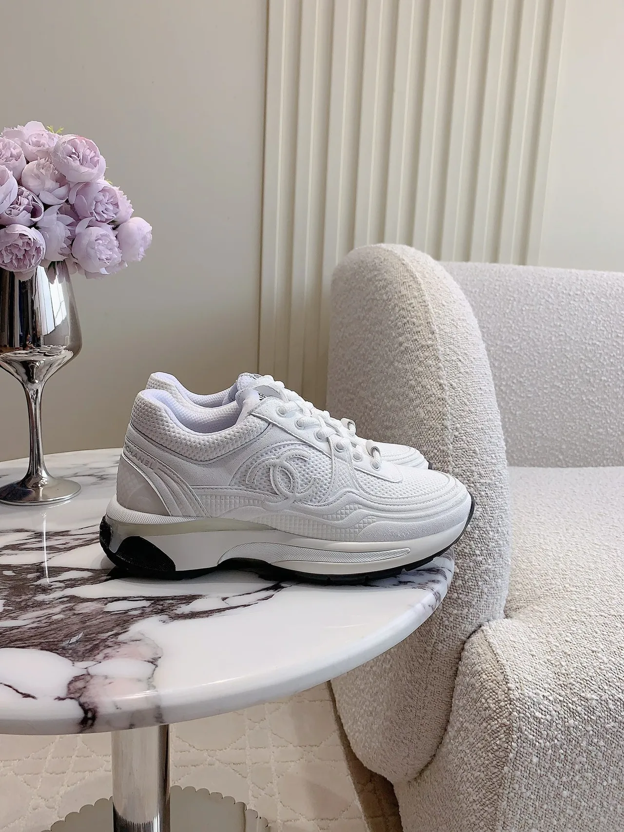 Chanel Sneakers in White · view 2