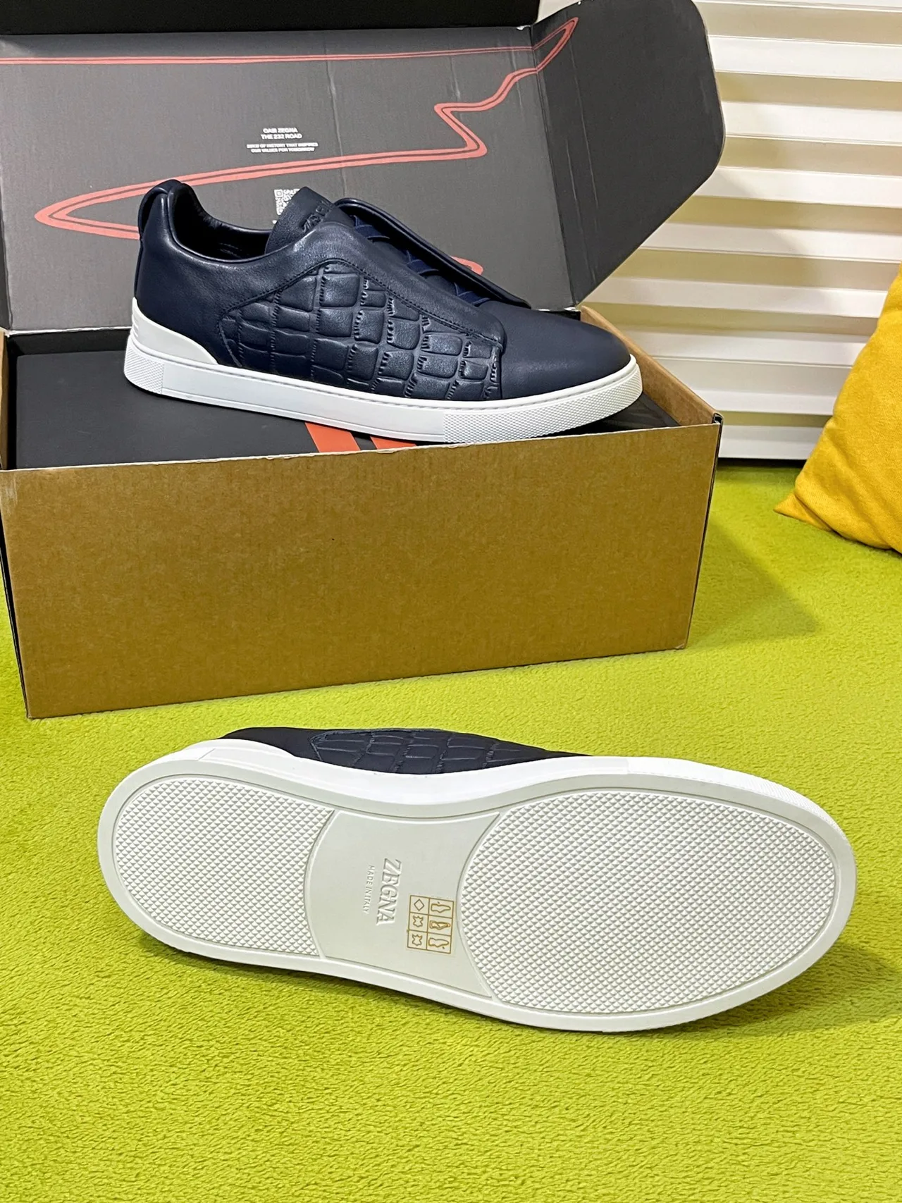 Zegna Sneakers in Blue · view 8