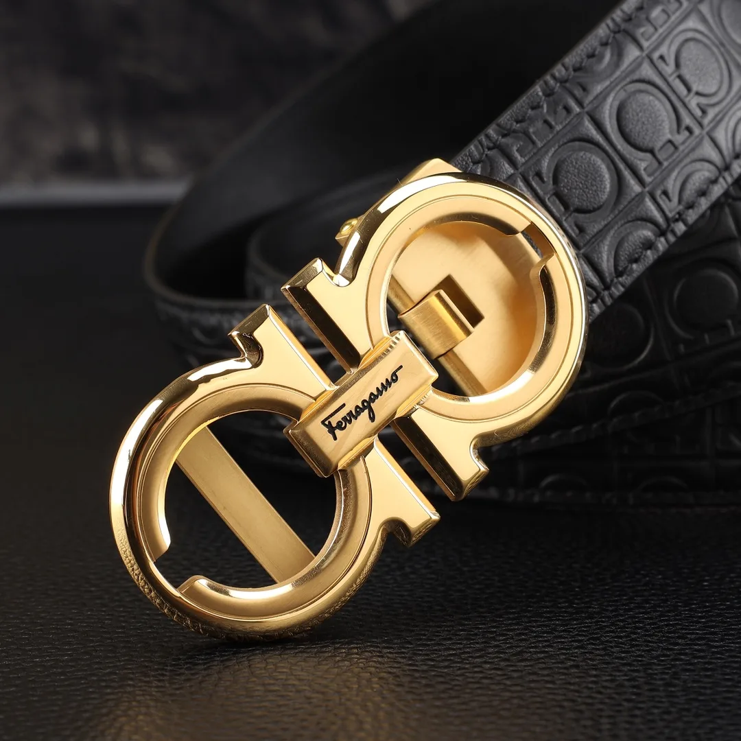 Ferragamo Gancini automatic belt in Black · view 7