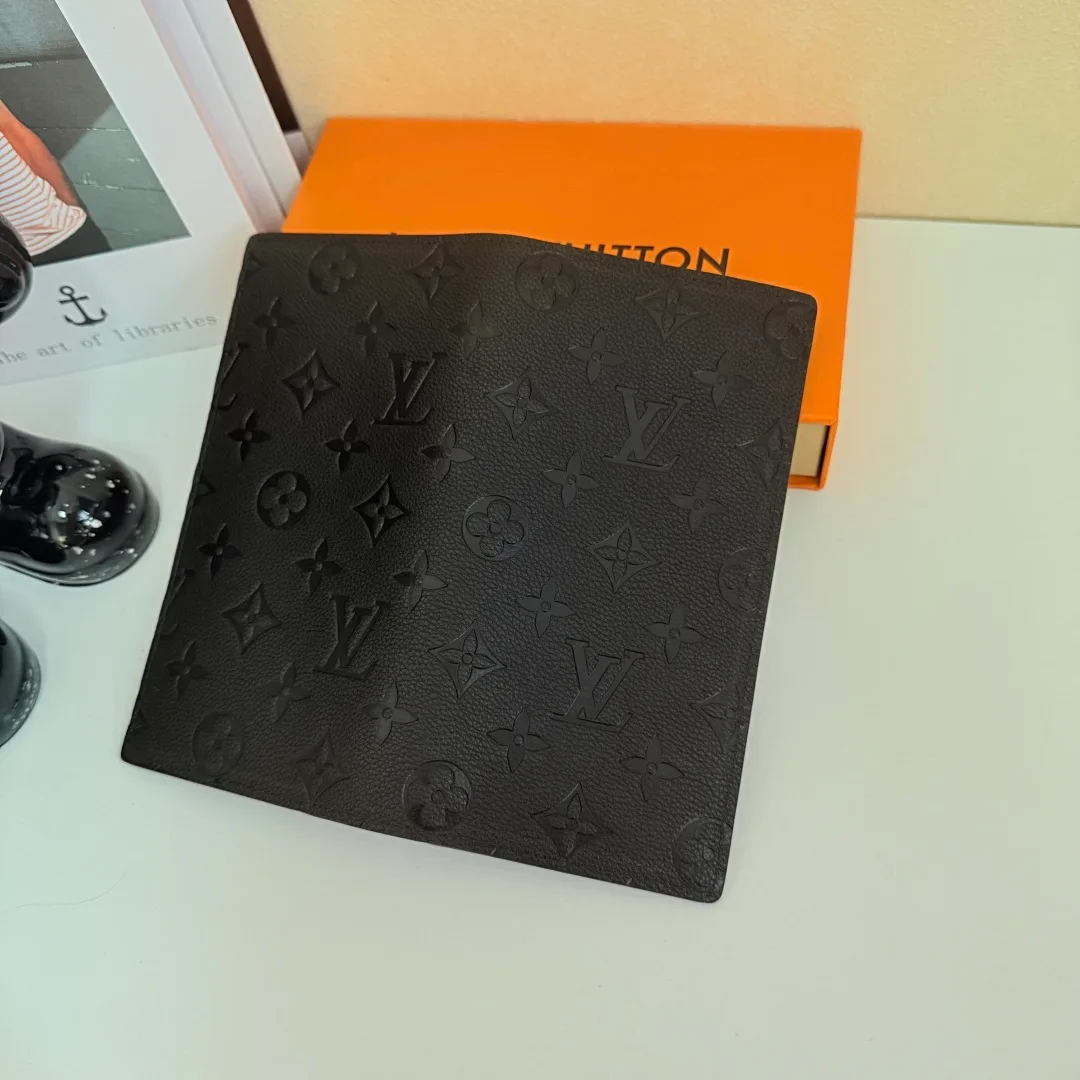Louis Vuitton Long Wallet in Brown & Grey & Black · view 3