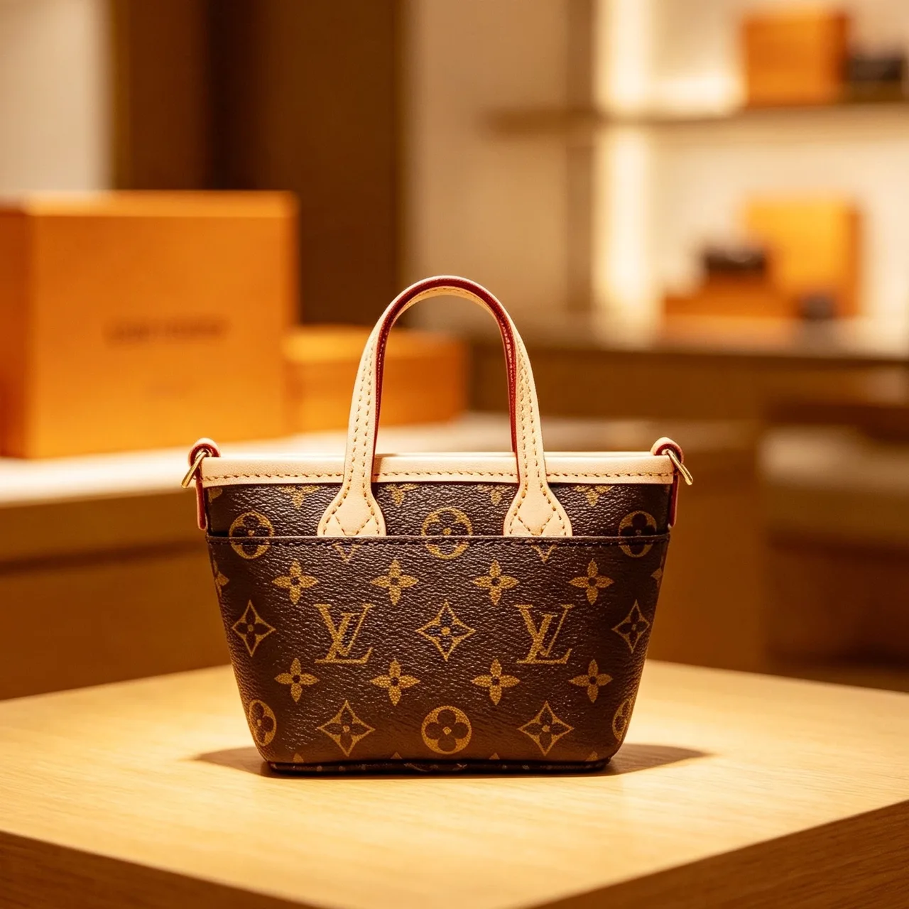 Louis Vuitton Monogram Bucket Bag in Brown · view 2
