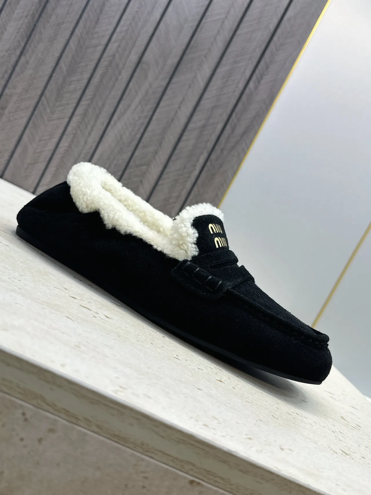 Miu Miu Slippers in Black · view 6