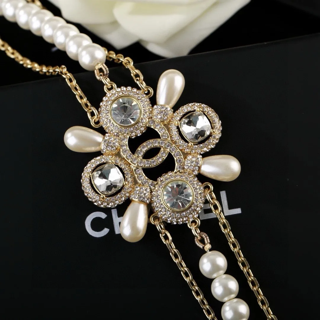 Chanel Chain Belt in White · view 1