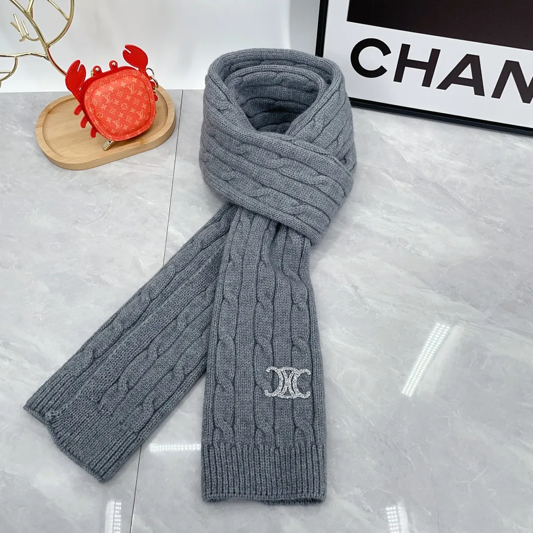 Celine Hat Scarf and Gloves Set in Grey · view 4
