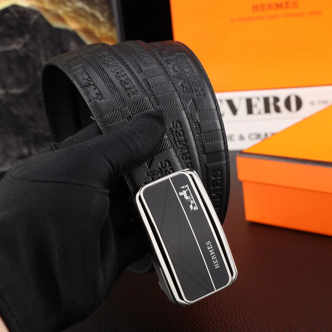 Hermes Belt in Black & Brown · view 5
