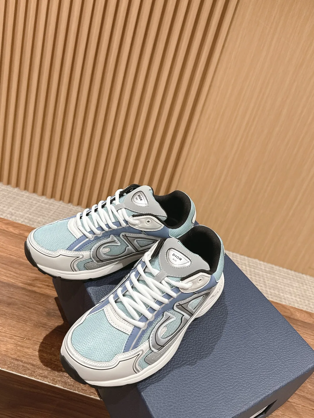 Dior CD Sneakers in Blue · view 4