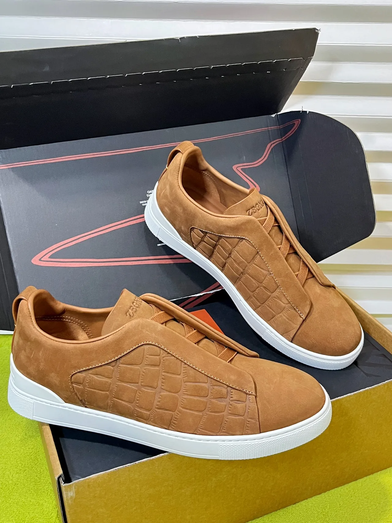 Zegna Sneakers in Brown · view 6