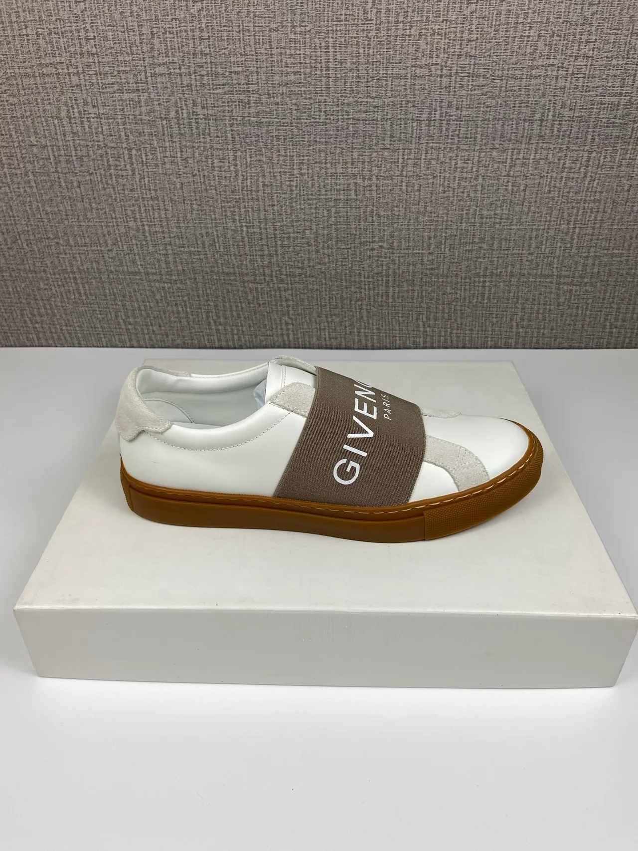 Givenchy Cowhide Urban Street Strap Sneakers in White · view 6