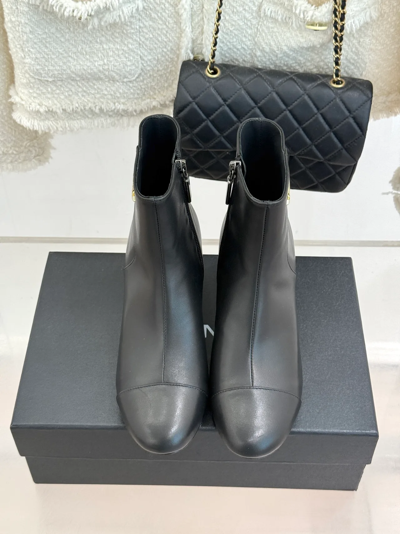 Chanel Ankle Boots in Black · view 5