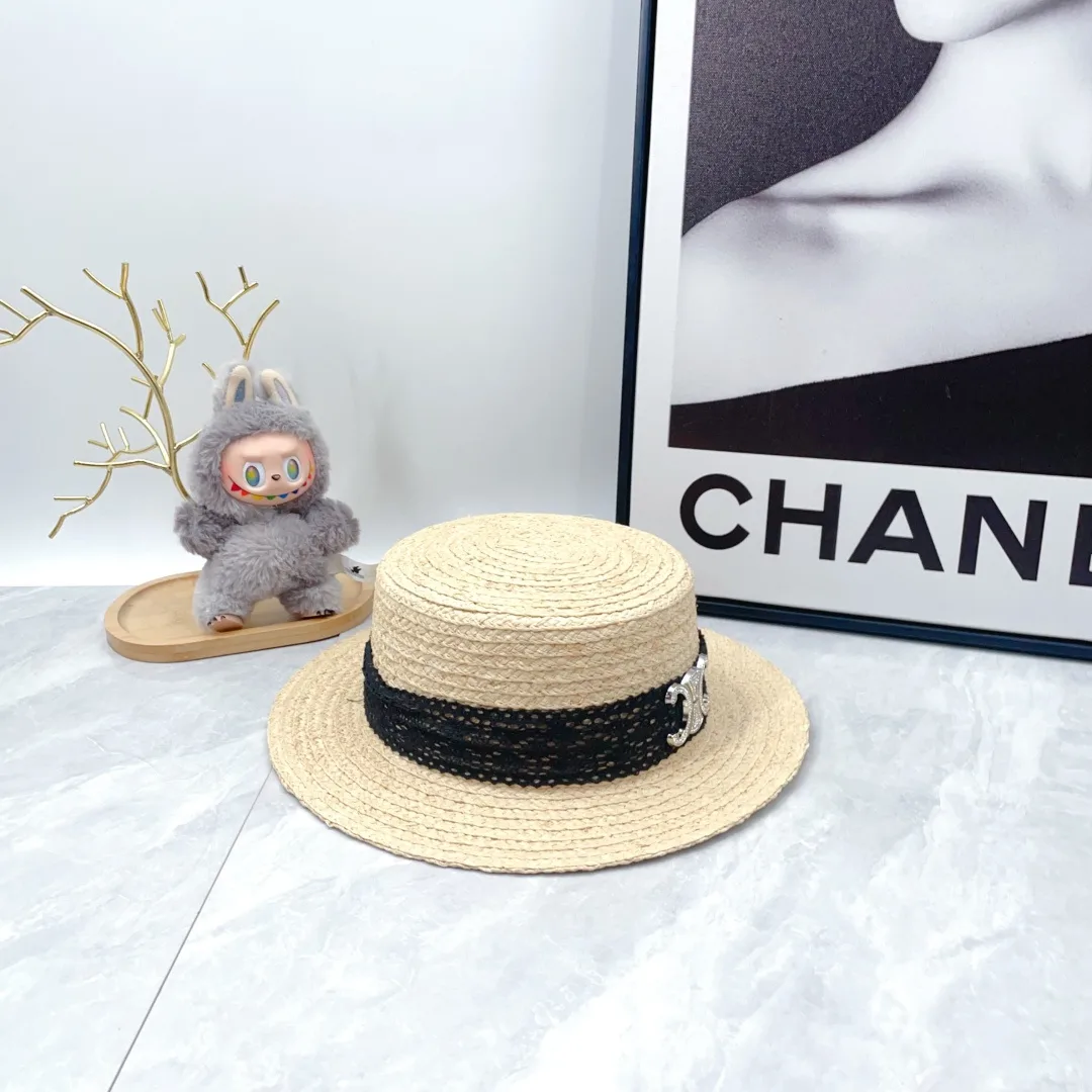 Celine Boater Hat in Beige · view 7