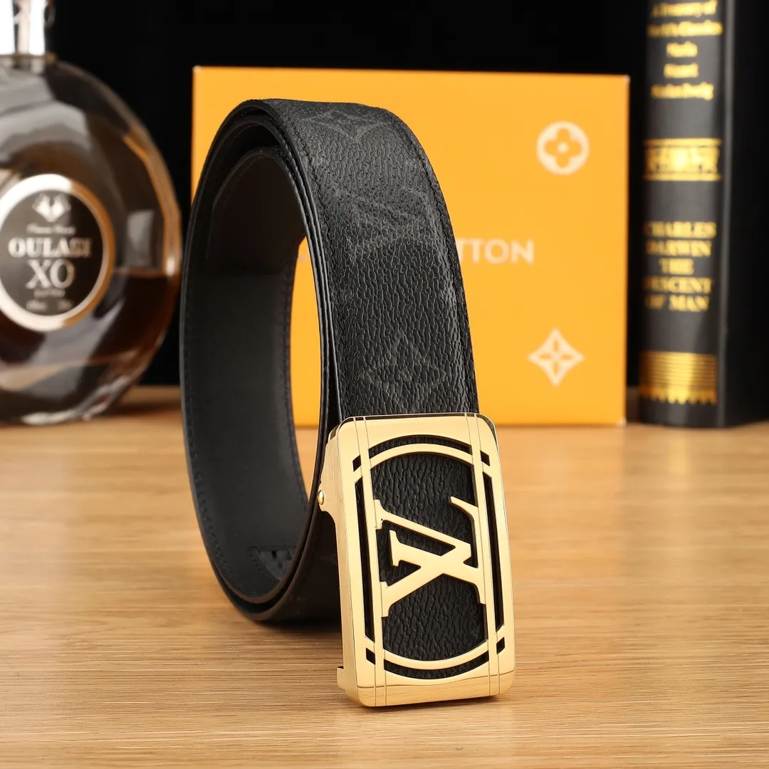 Louis Vuitton LV Buckle Belt in Black · view 1