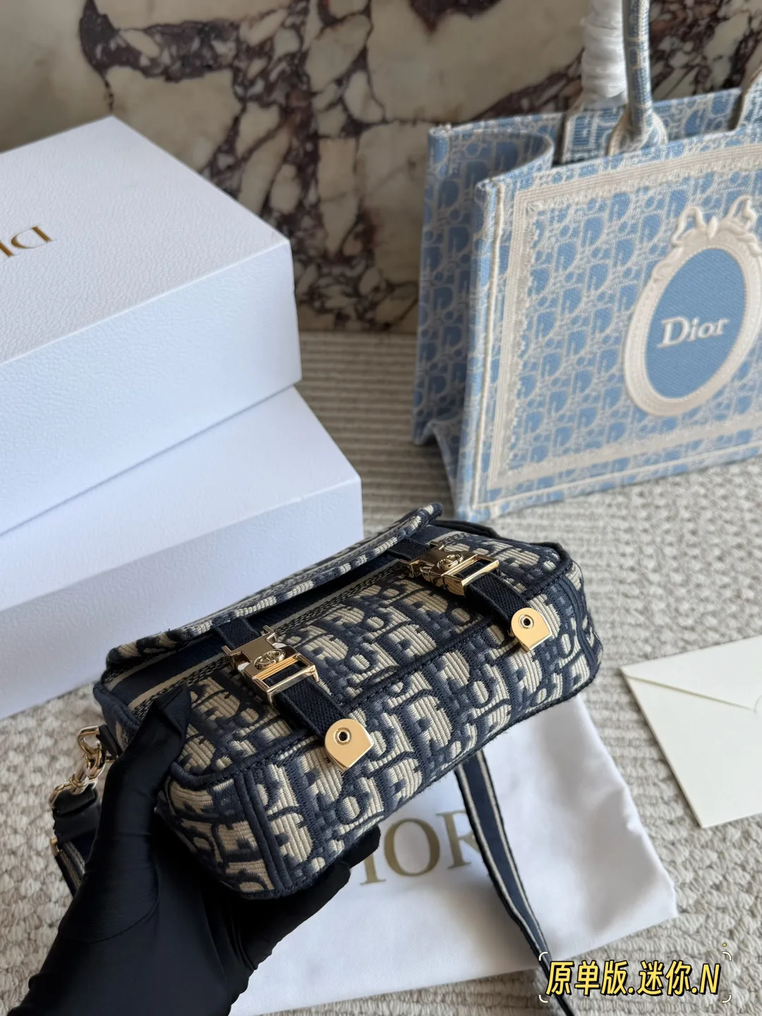 Dior Crossbody Bag in Blue · view 2