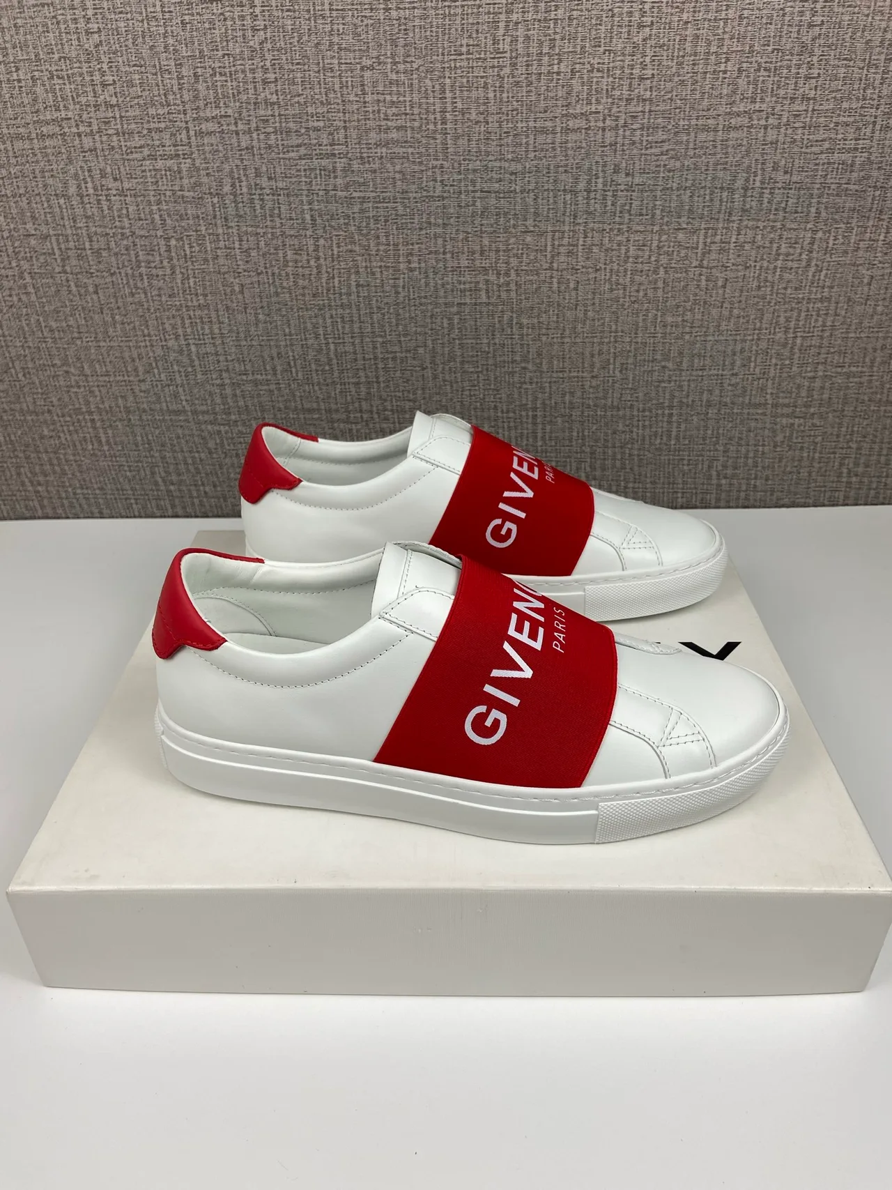 Givenchy Cowhide Smooth Sneakers in White · view 3