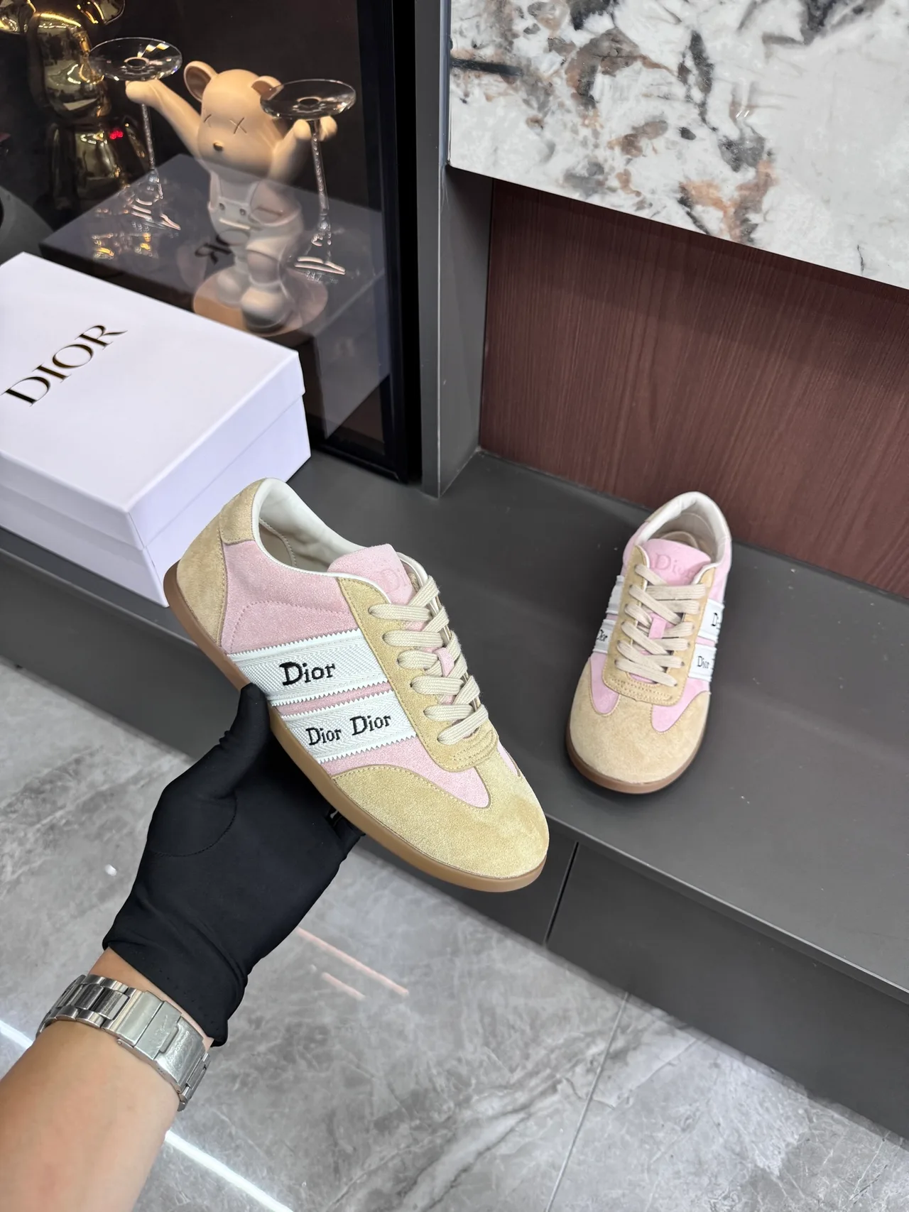 Dior Sneakers in Beige · view 7