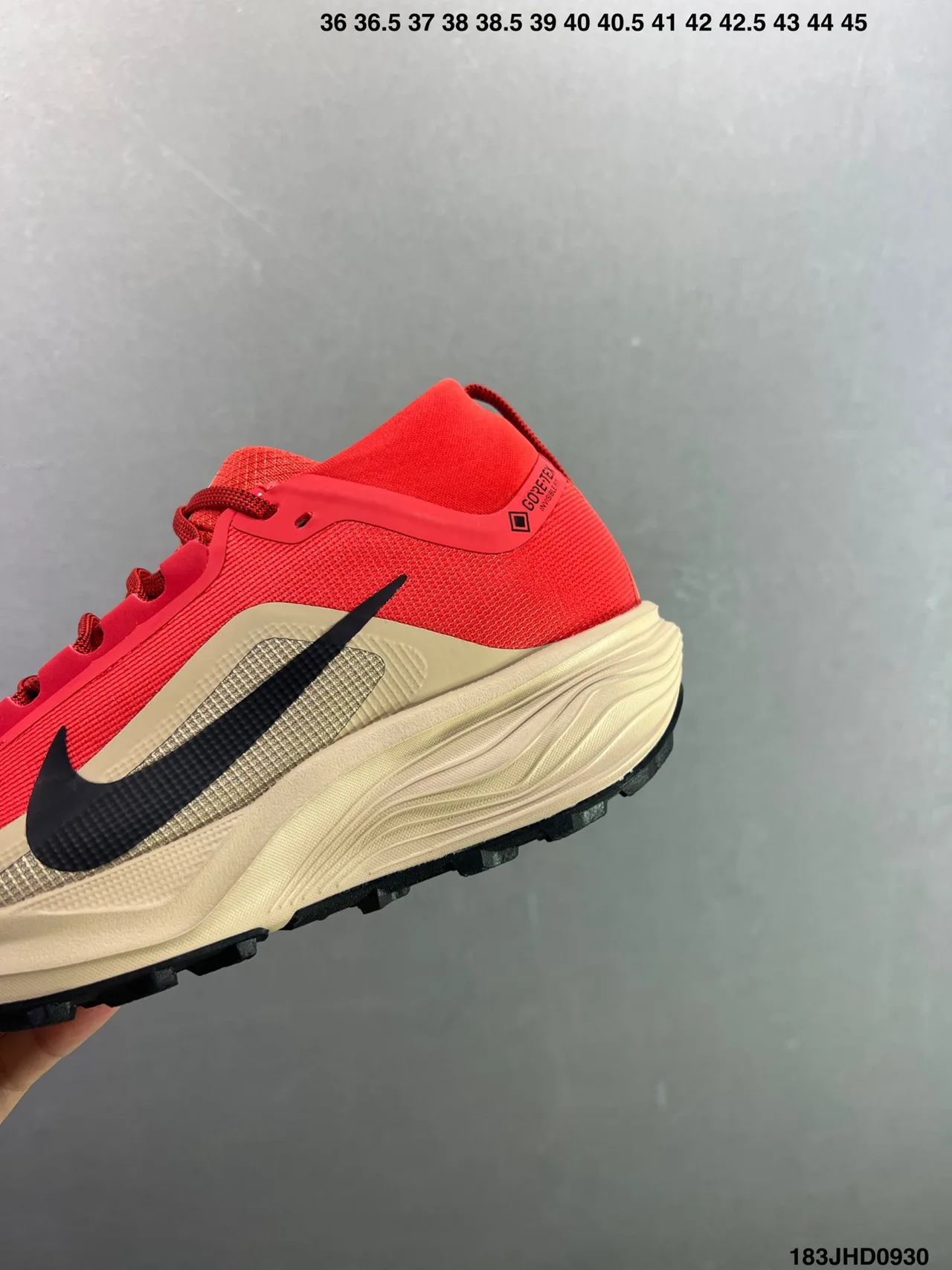 Nike Running sneakers in Grey & Red · view 2