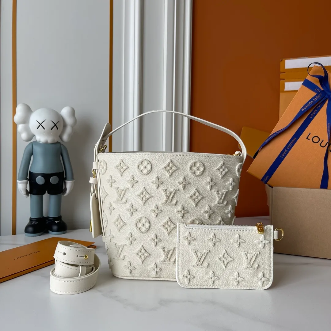 Louis Vuitton Cowhide All In BB Bag in Cream · view 8