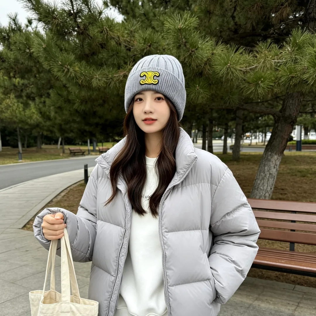 Celine Beanie in Grey · view 2