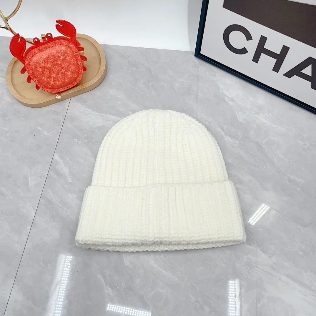 Louis Vuitton Wool Ribbed Embroidered Beanie in White · view 8