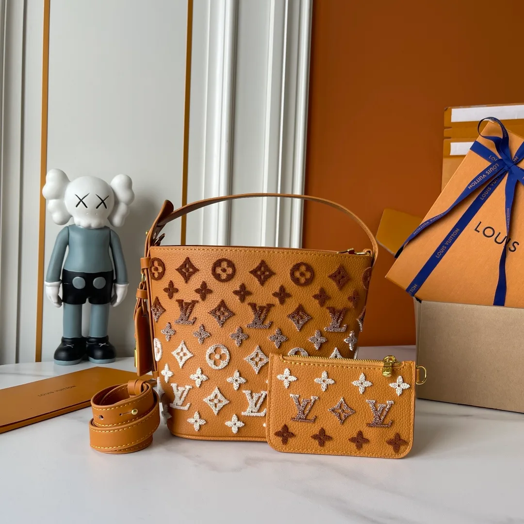 Louis Vuitton Cowhide Monogram All In BB Bag in Brown · view 5
