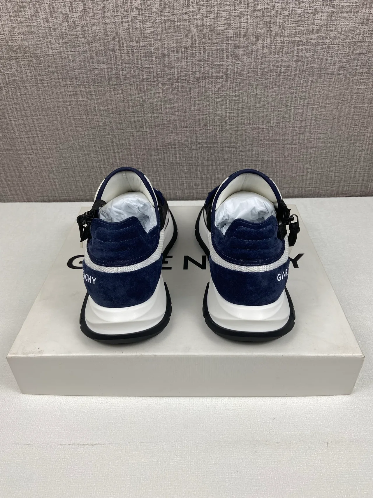 Givenchy Lace-Up Sneakers in White · view 3