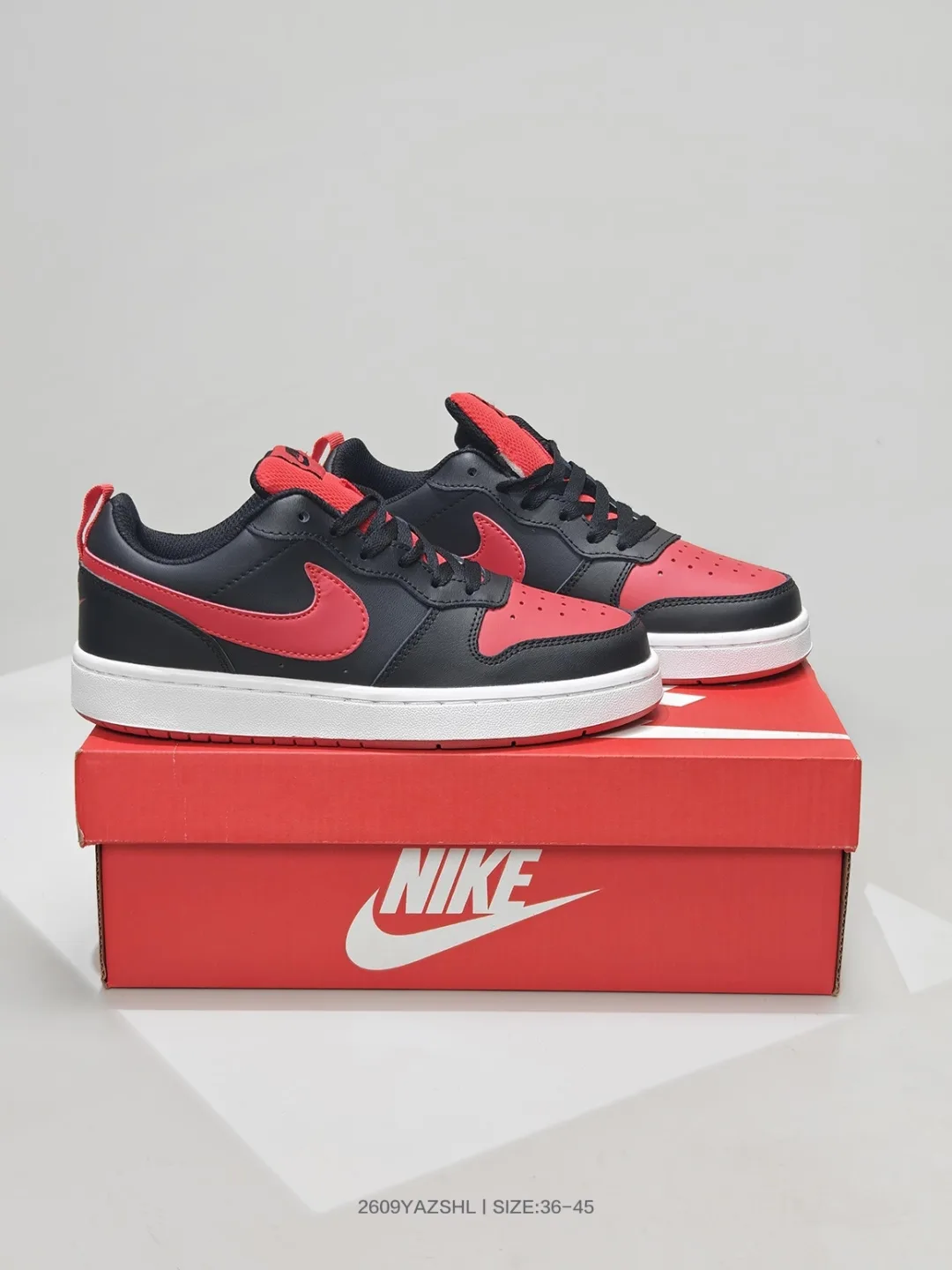 Nike Dunk Low Sneakers in Black & White & Blue · view 1