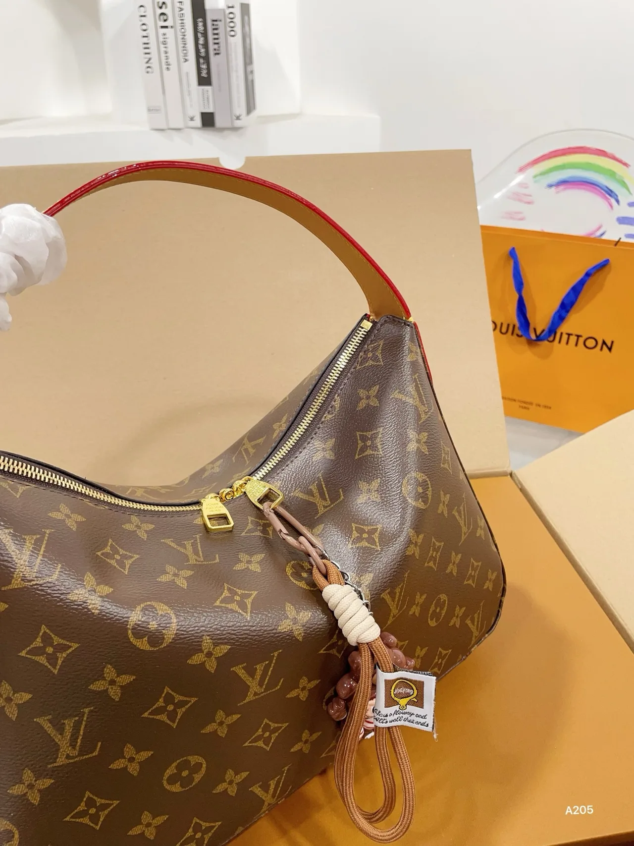 Louis Vuitton Sully Hobo Bag in Brown · view 4