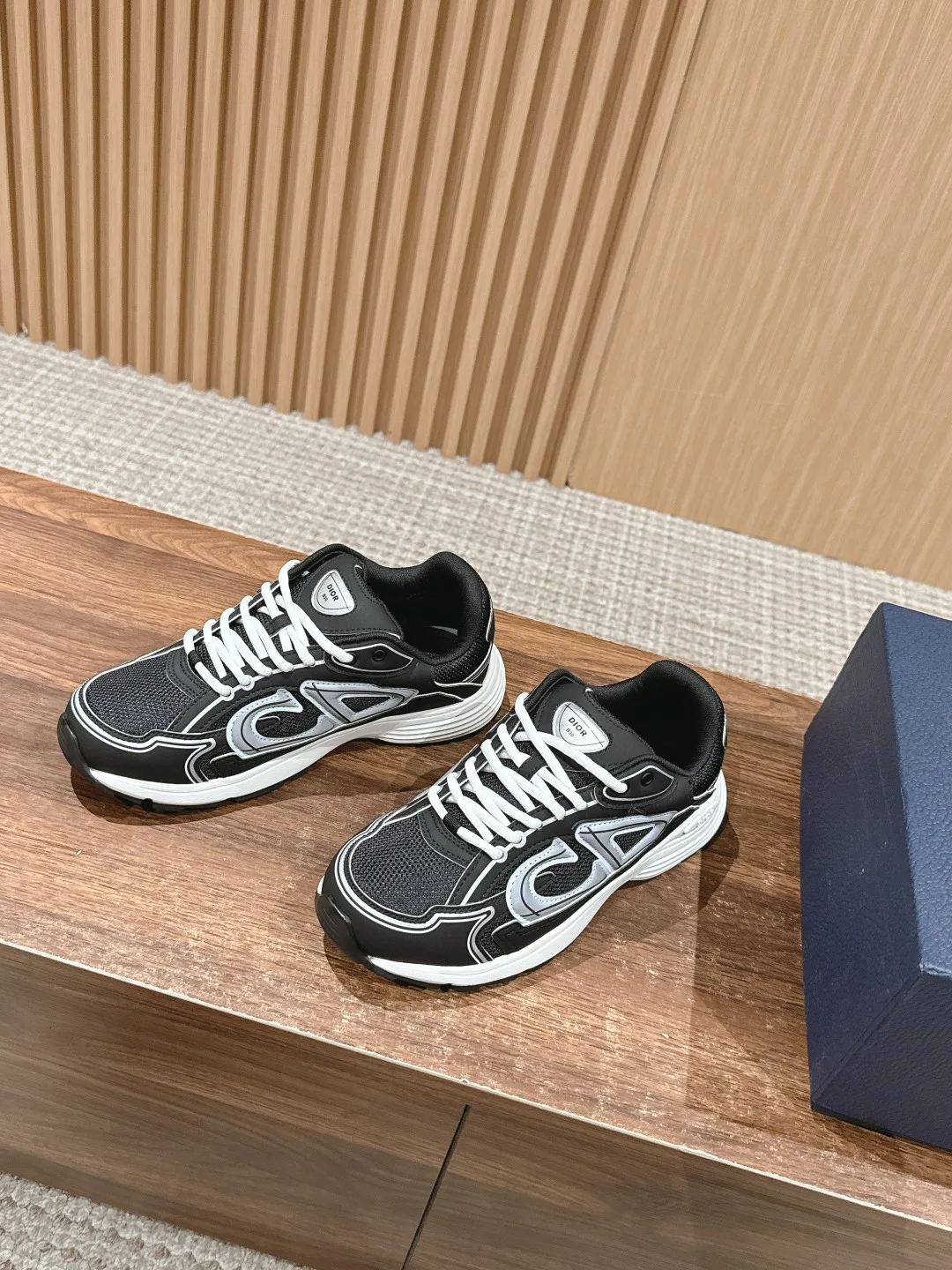 Dior CD Sneakers in Black · view 2