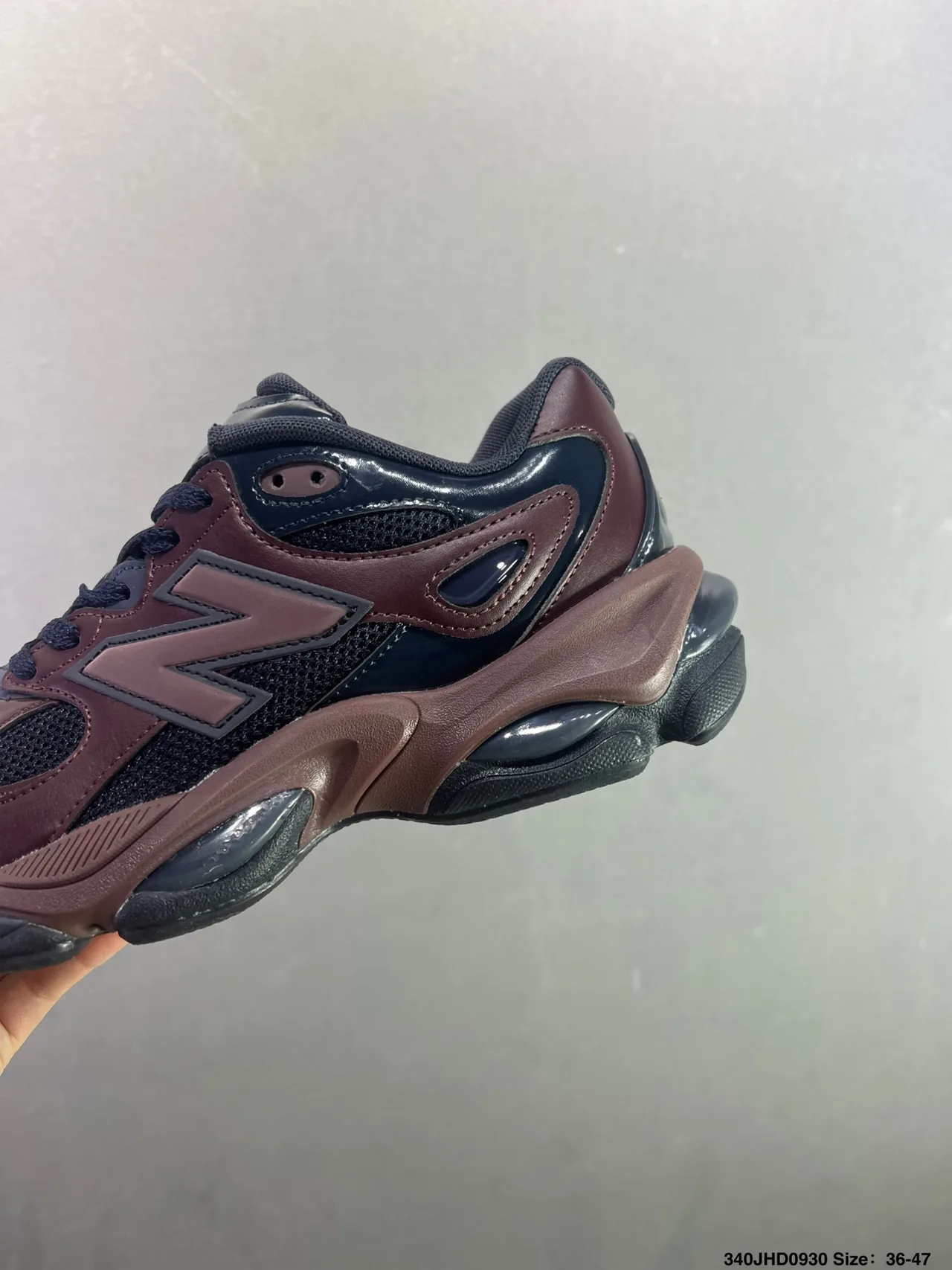New Balance Chunky Mesh Sneakers in Red · view 5