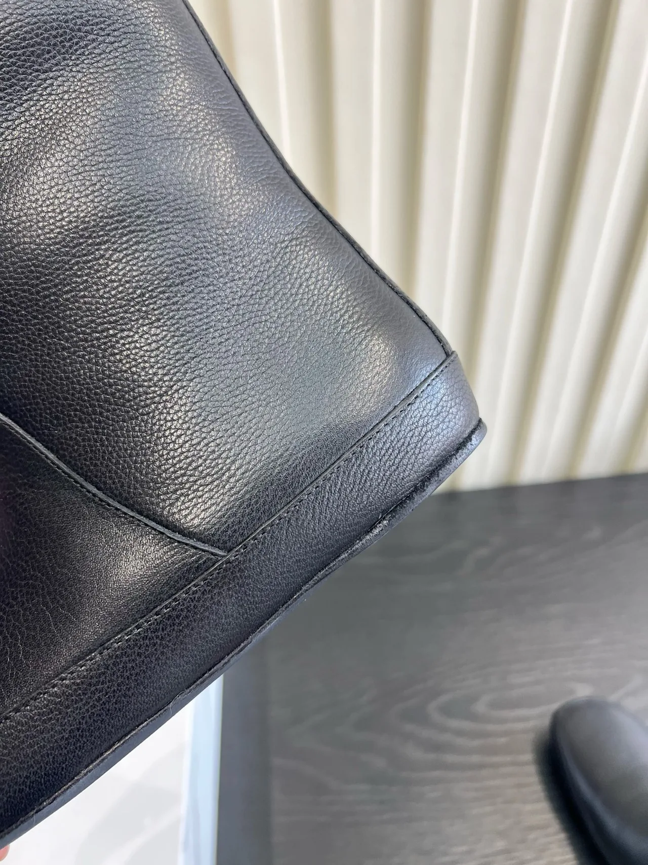 The Row Cowhide Boots in Black · view 8