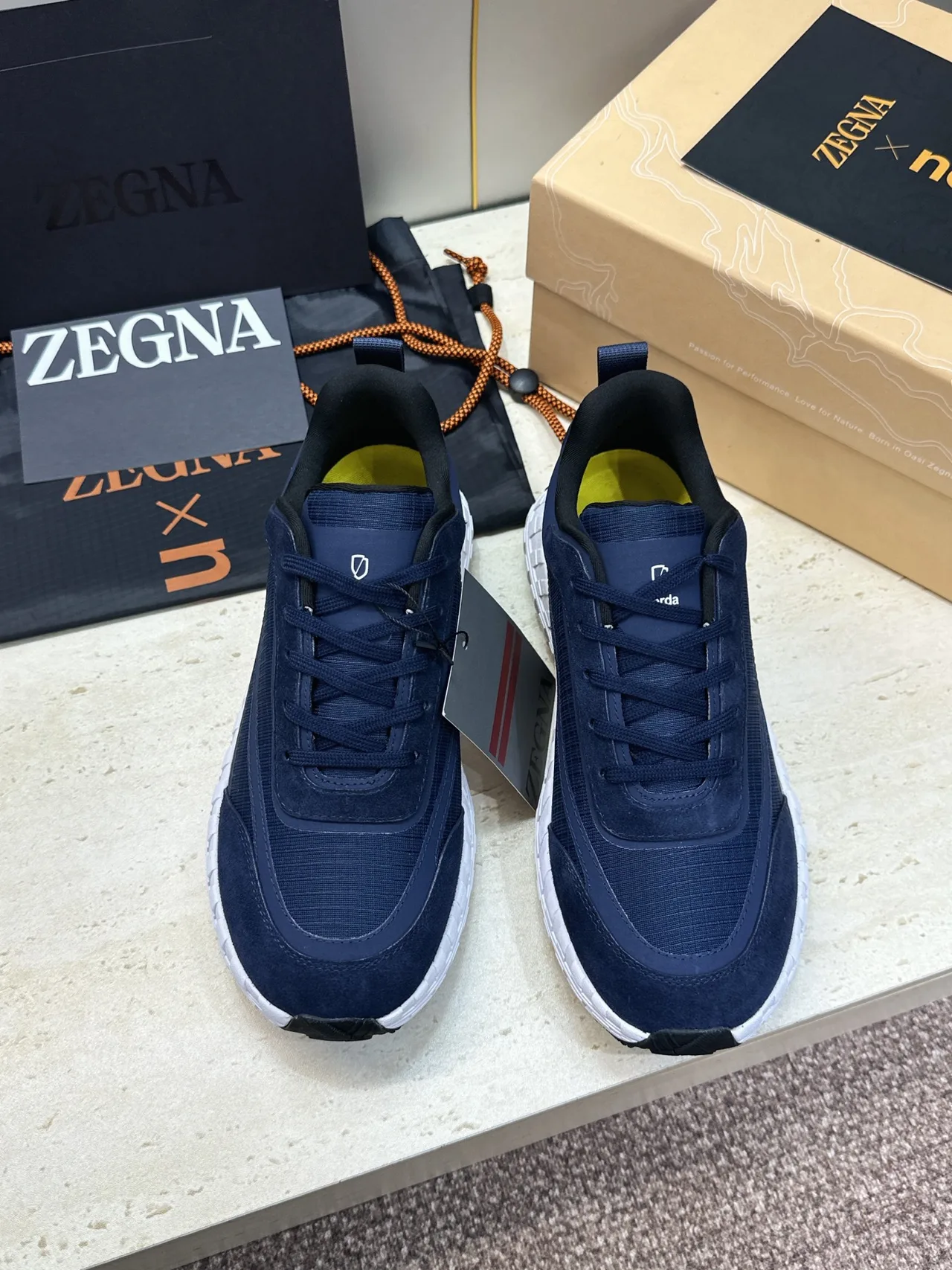 Zegna Sneakers in Blue · view 2