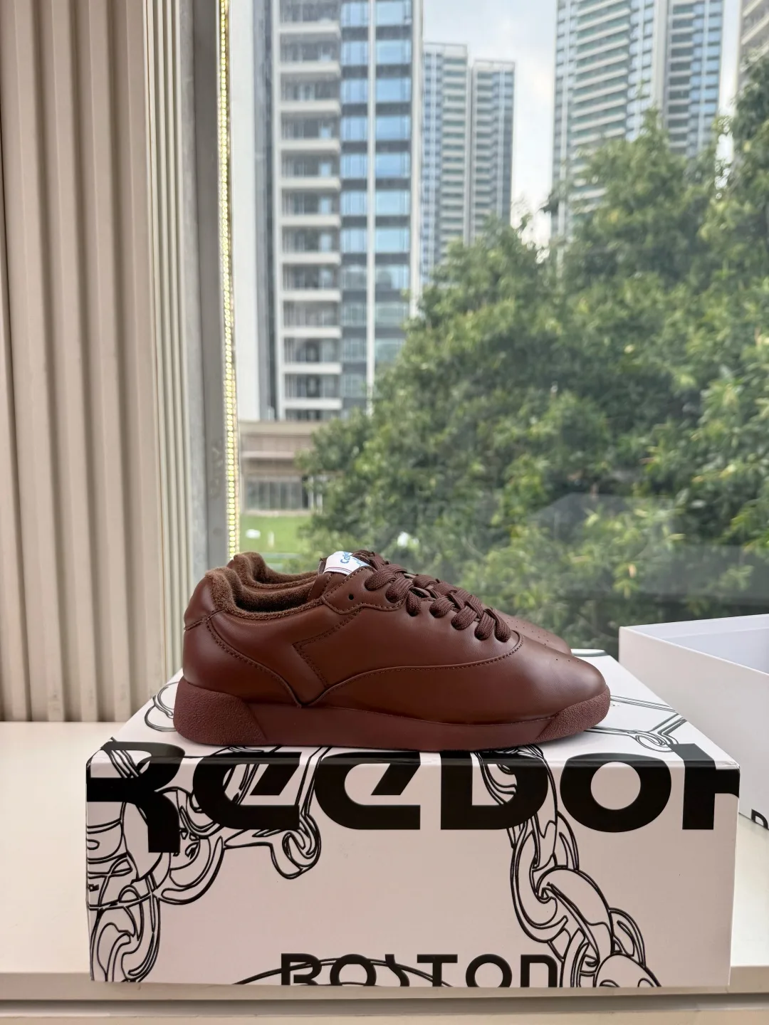 Celine Cowhide Sneakers in Brown · view 2