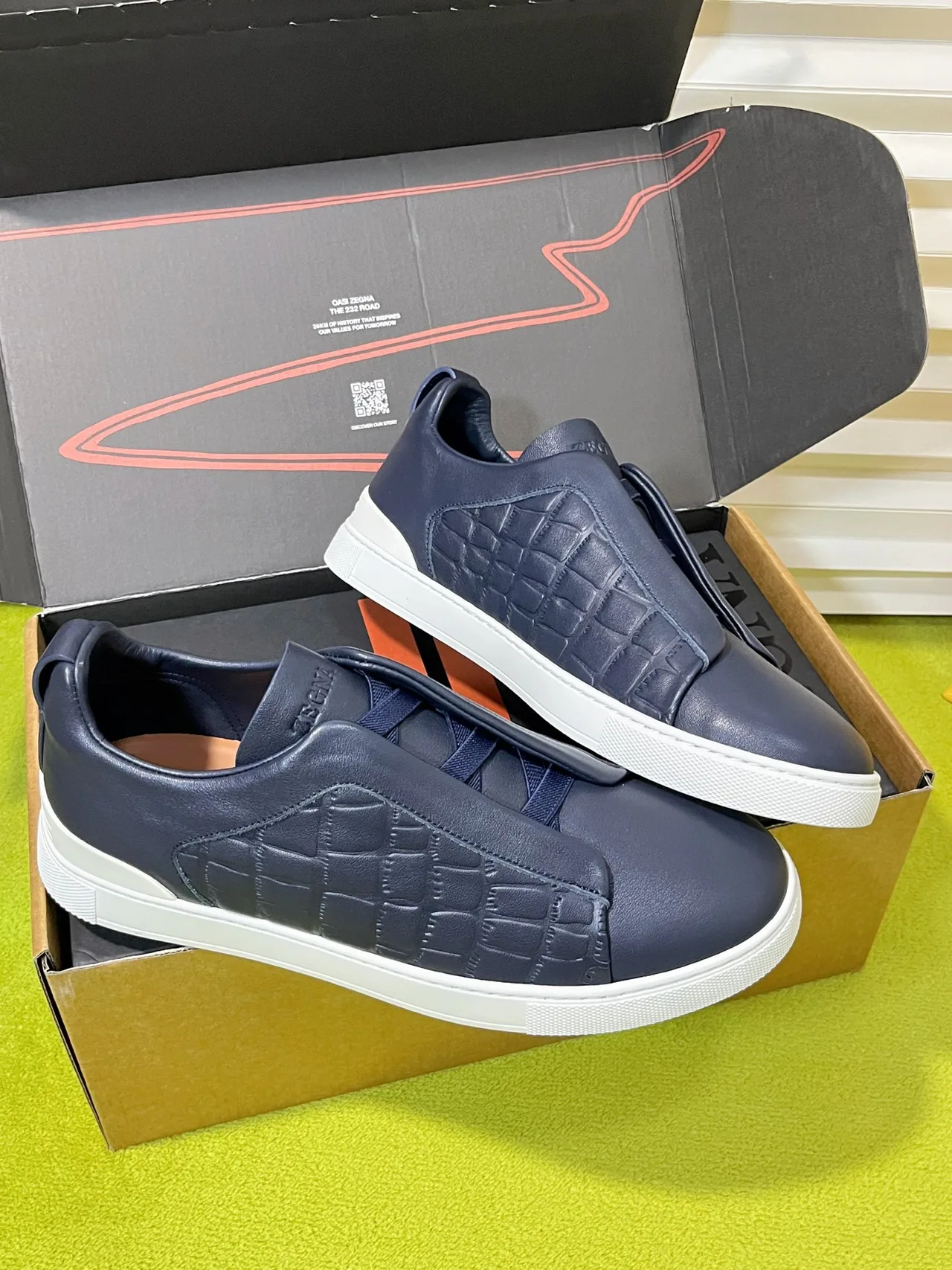 Zegna Sneakers in Blue · view 5