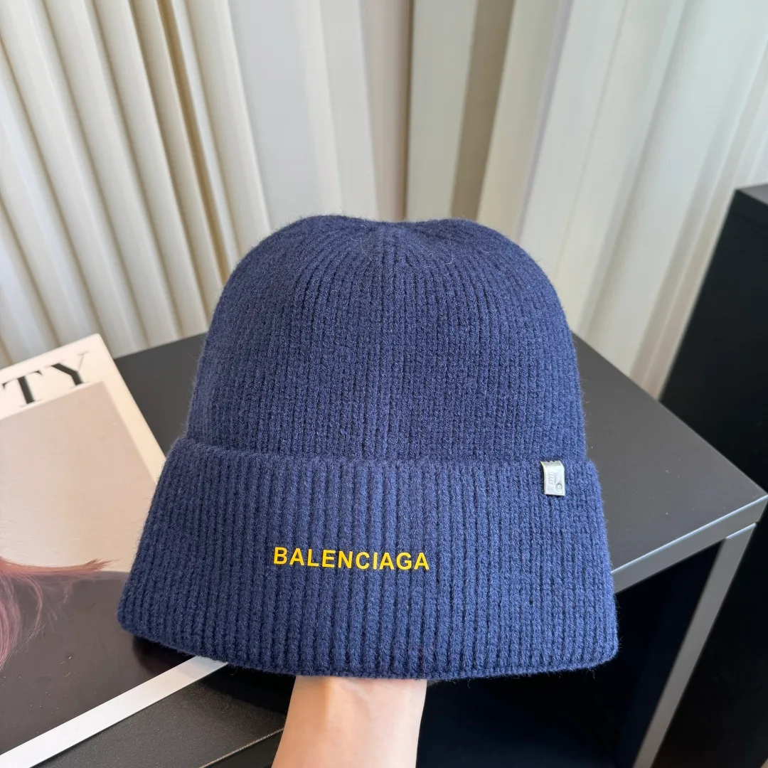 Balenciaga Beanie in Blue · view 4