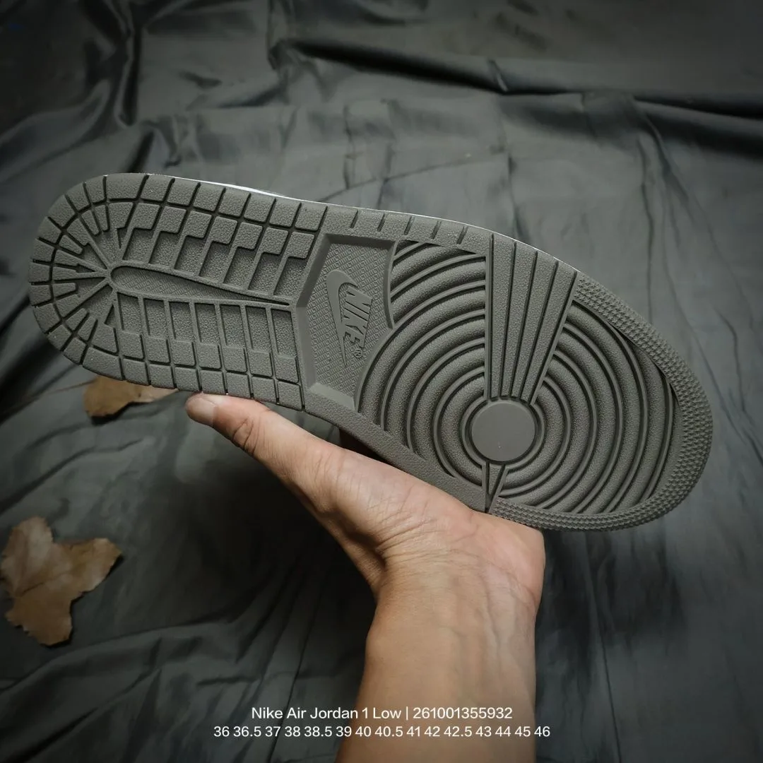 Nike Suede-Look Low-Top Sneakers in Grey · view 6