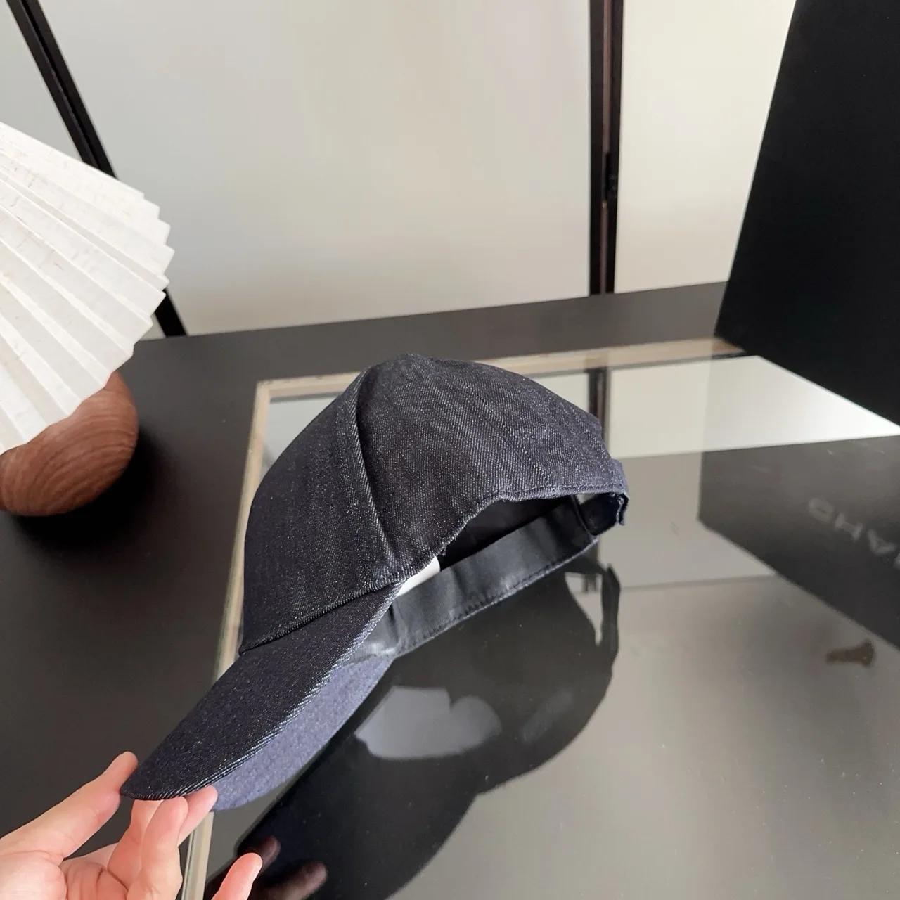 Prada Baseball Cap in Blue · view 7