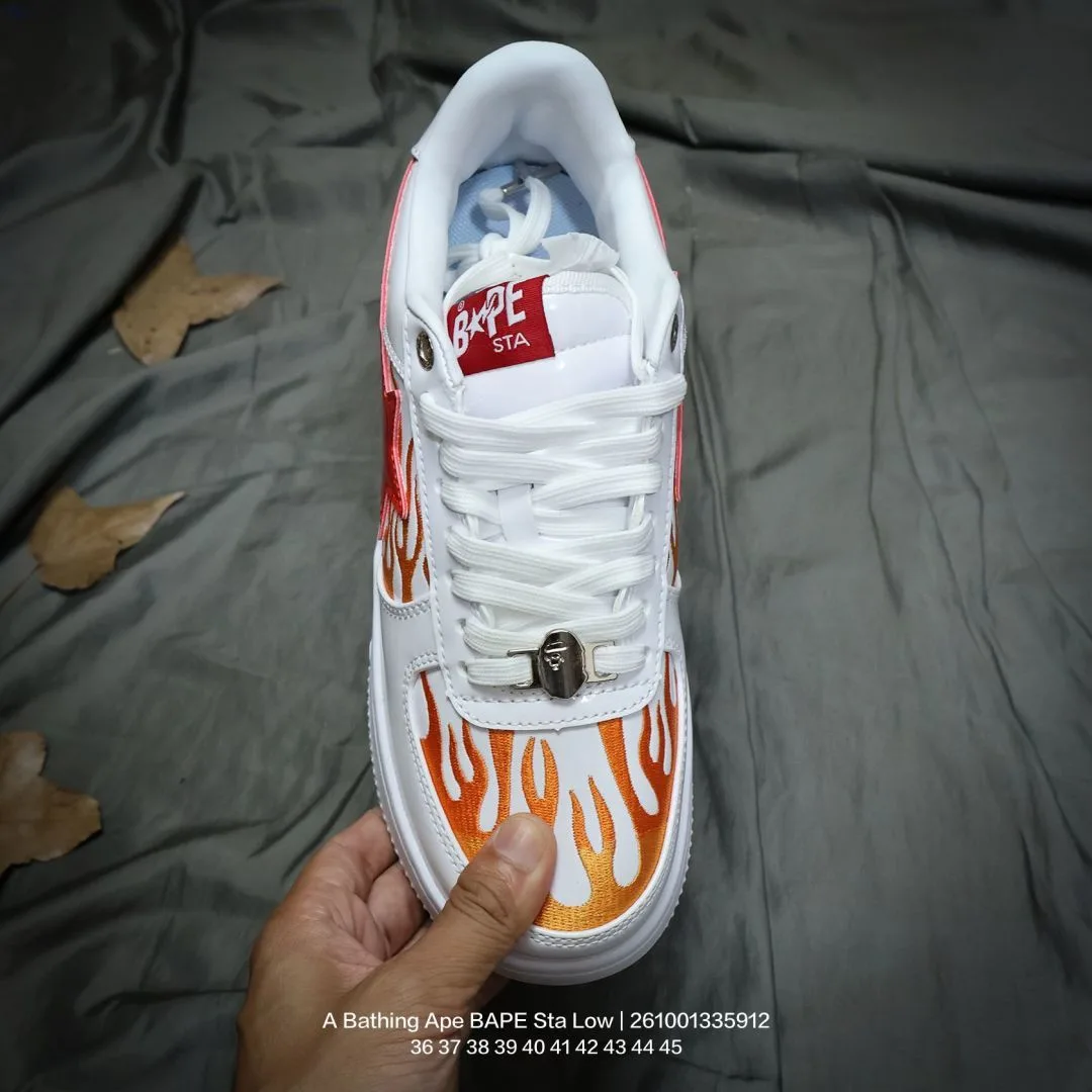 BAPE BAPE STA Low Sneakers in White · view 2