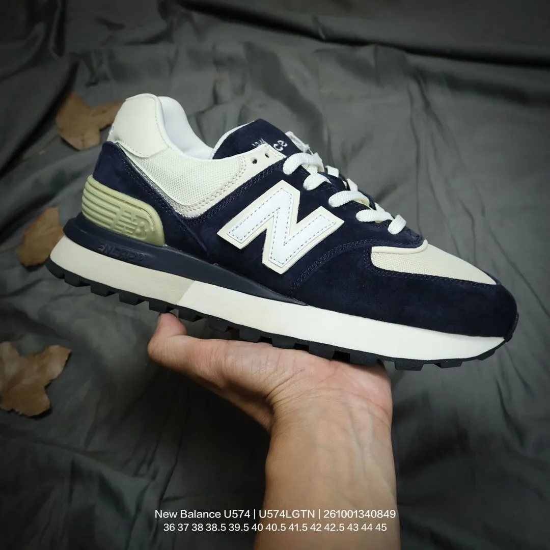 New Balance Suede-Look Sneakers in Blue · view 1