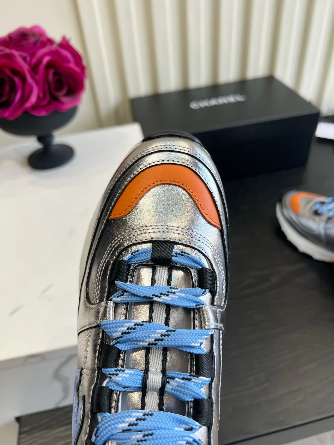 Chanel Sneakers in Silver · view 7