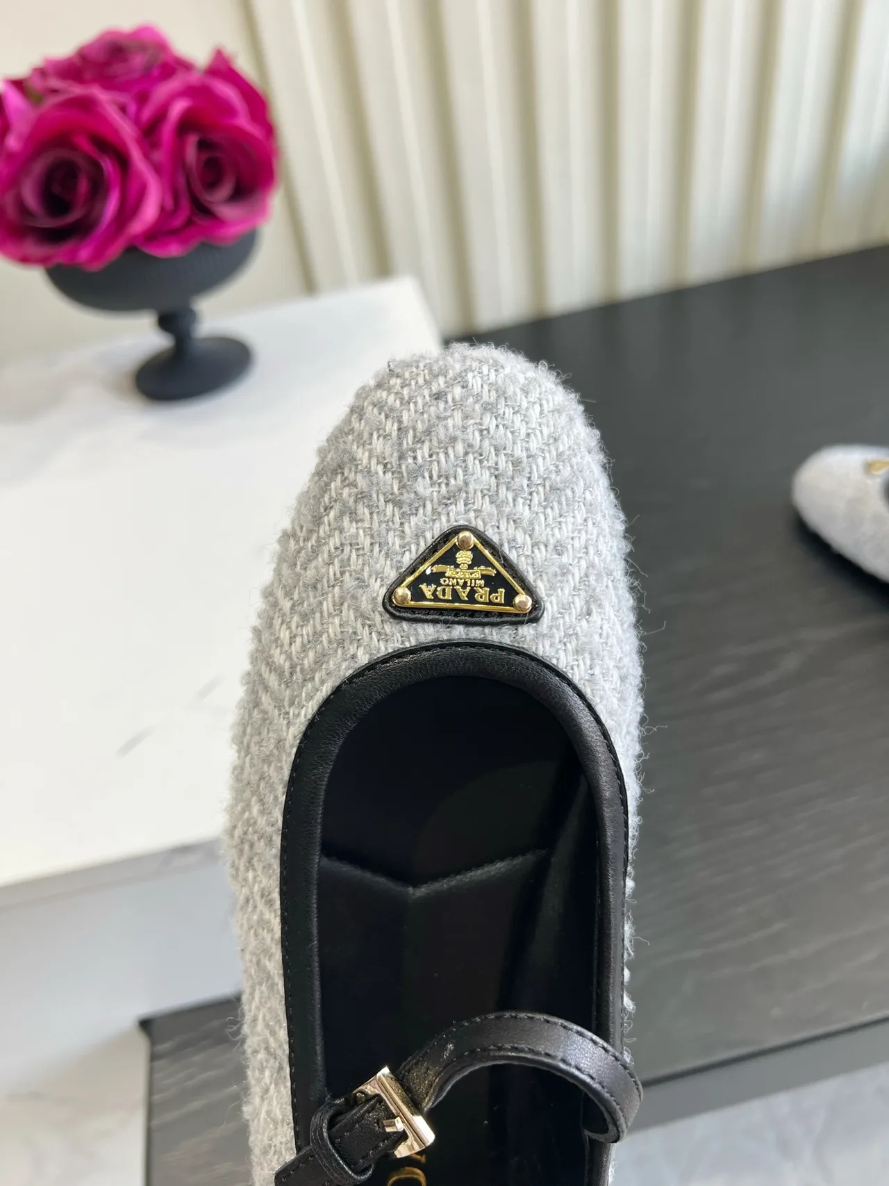 Prada Flats in Grey · view 7