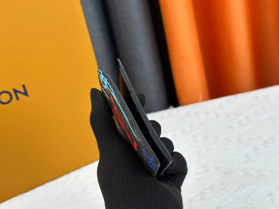 Louis Vuitton Canvas Monogram Wallet in Black · view 4